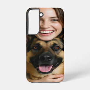 Add German Shepherd Photo Personalize Samsung Galaxy Case
