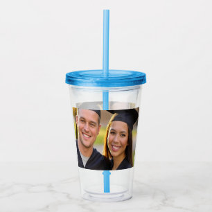 Add Graduation Photo Customise Acrylic Tumbler