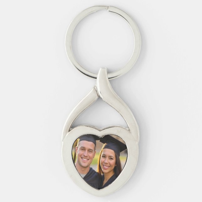 Add Graduation Photo Customise Key Ring (Front)