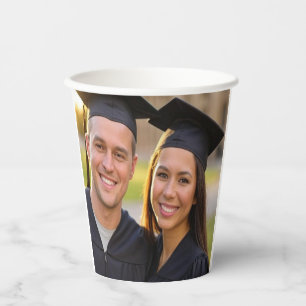 Add Graduation Photo Customise Paper Cups