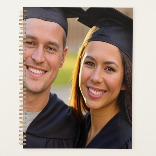 Add Graduation Photo Customise Planner (Front)