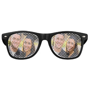 Add Graduation Photo Customise Retro Sunglasses