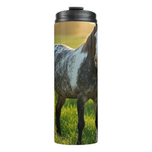 Add Horse Photo Customise Thermal Tumbler