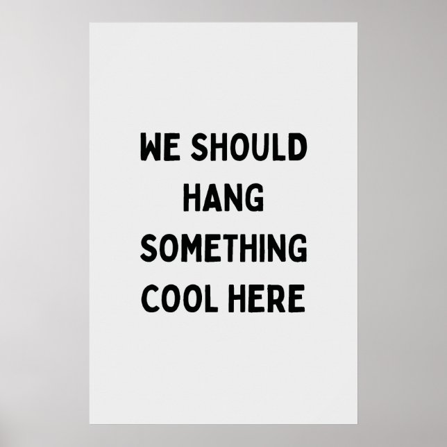 Add Humour to Your Space Poster (Front)