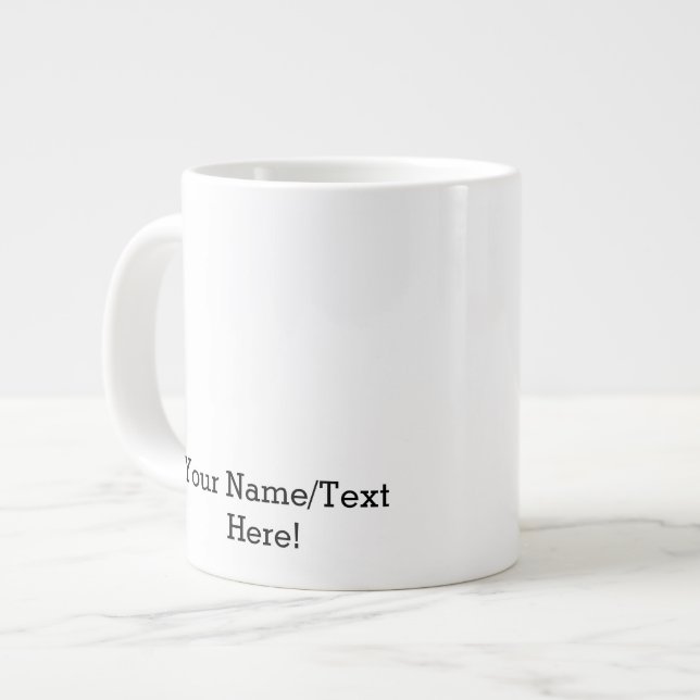 Add Image Templates Large Coffee Mug (Front Left)
