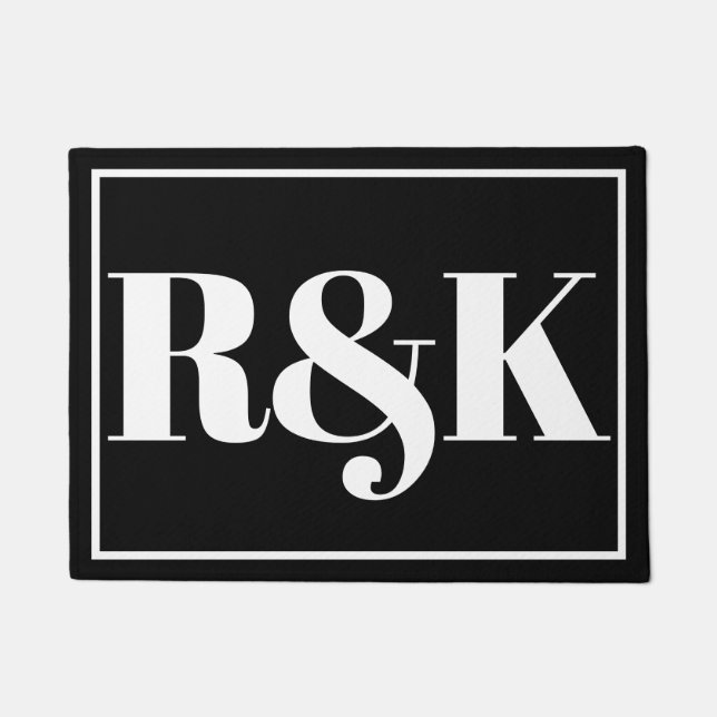 Add Initials Door Mat (Front)