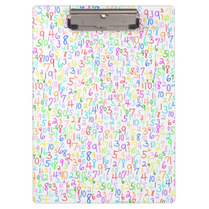 Add It Up (on white) Clipboard