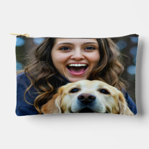 Add Labrador Retriever Photo Personalise Accessory Pouch