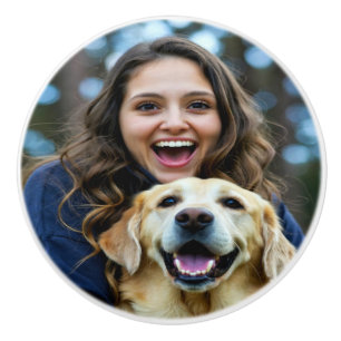 Add Labrador Retriever Photo Personalise Ceramic Knob