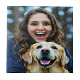 Add Labrador Retriever Photo Personalise Ceramic Tile