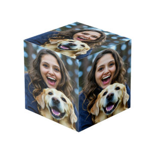 Add Labrador Retriever Photo Personalise Cube