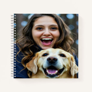 Add Labrador Retriever Photo Personalise Notebook