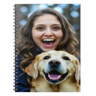 Add Labrador Retriever Photo Personalise Notebook