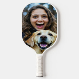 Add Labrador Retriever Photo Personalise Pickleball Paddle