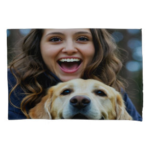 Add Labrador Retriever Photo Personalise Pillowcase