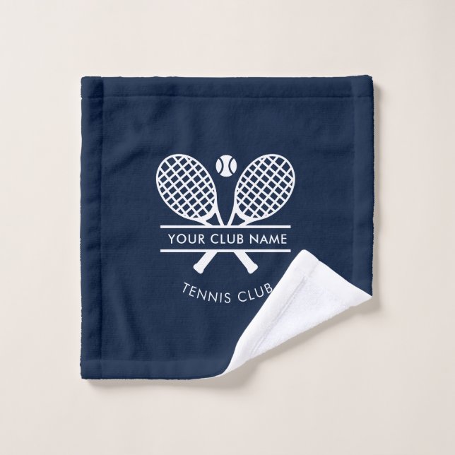 Add Lawn Tennis Country Club Name Team Logo Custom Wash Cloth (Wash Cloth)