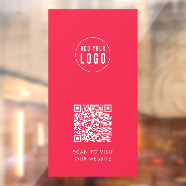 Add Logo and Your Website QR Code Custom Colour (Sheet 2)