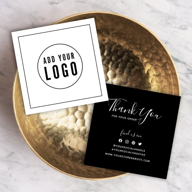 Add Logo Black Border Social Thank You Insert (Creator Uploaded)