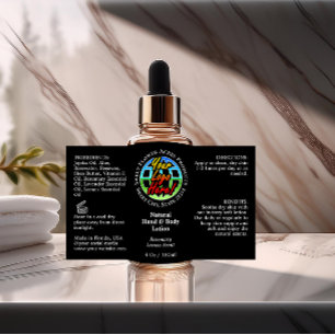 Add Logo Bottle Label 4oz or Oil Dropper Product
