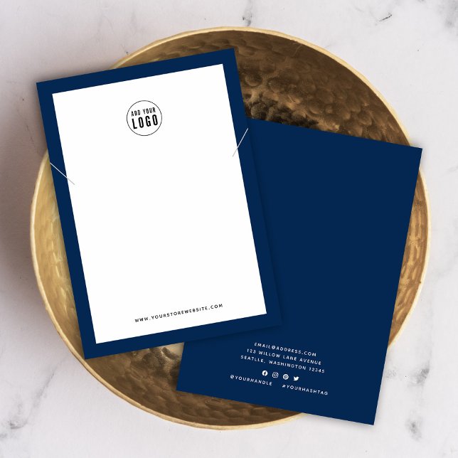 Add Logo Custom Border Colour Necklace Display Car (Creator Uploaded)