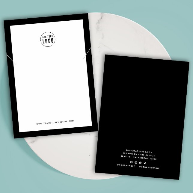 Add Logo Custom Border Colour Necklace Display Car (Creator Uploaded)