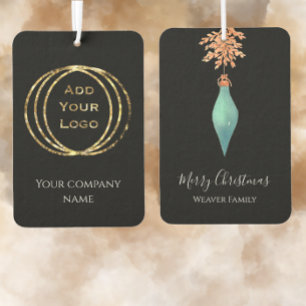 Add Logo Custom Promotional Christmas Gift Car Air Freshener