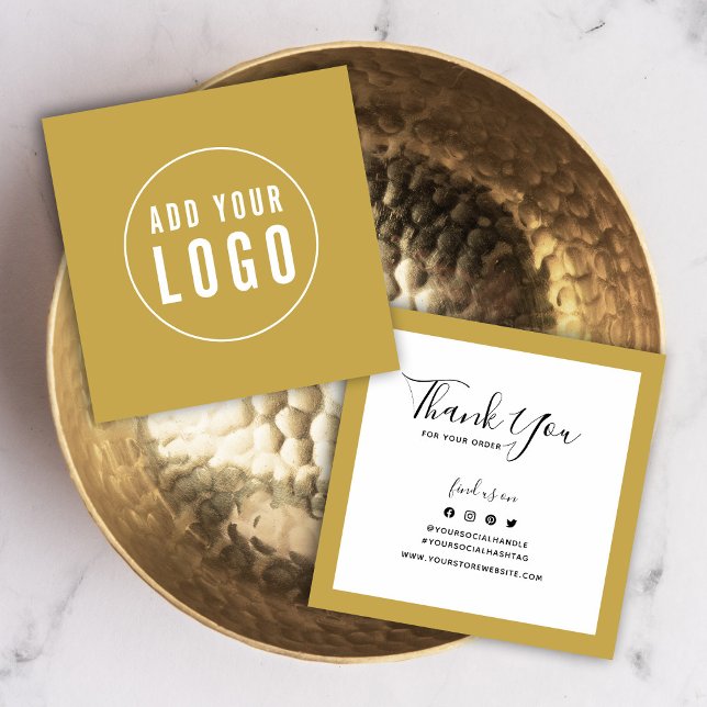 Add Logo Editable Border Social Thank You Insert (Creator Uploaded)