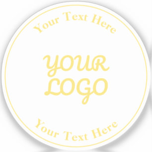 Add Logo Editable Gold Text Transparent Waterproof