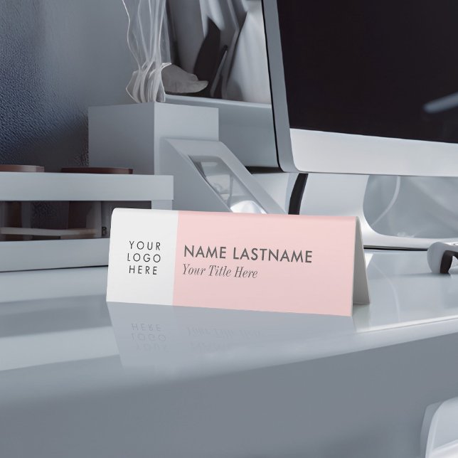 Add Logo Minimalist Simple Blush Pink Grey (Creator Uploaded)