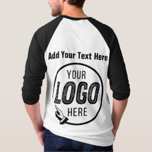 Add Logo Photo Image Picture Personalised Gifts T-Shirt