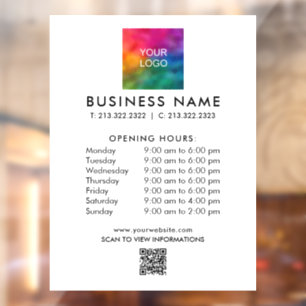 Add Logo QR Code Phone Number Scan Price Lists