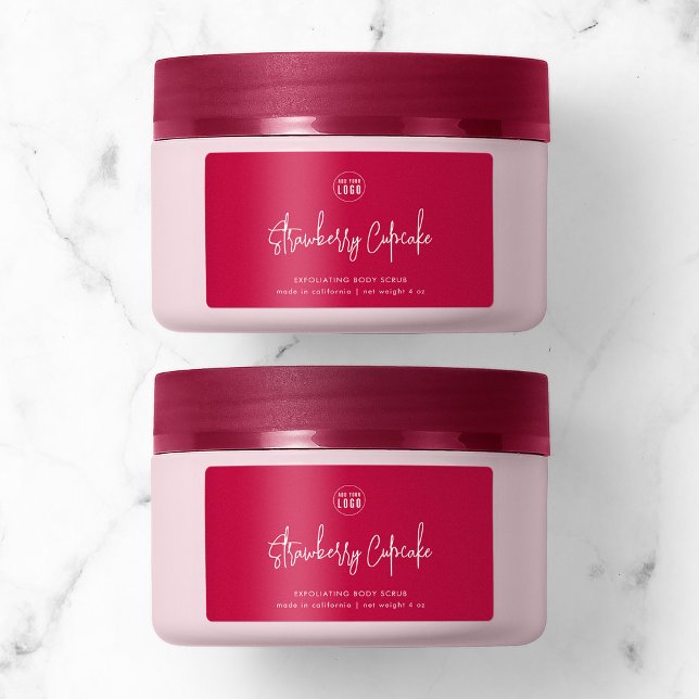 Add Logo Script Custom Colour Minimalist Product Label (Creator Uploaded)