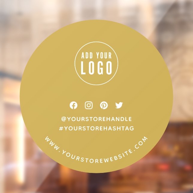 Add Logo Social Media Editable Background Round (Sheet 2)