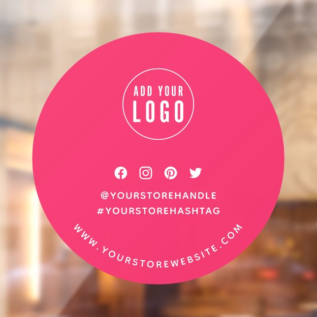 Add Logo Social Media Editable Background Round (Sheet 2)