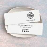 Add Logo Stud Earring  Display Card