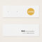 Add Logo Stud Earring Jewellery Display Card