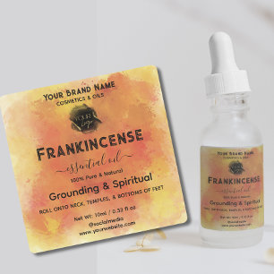 Add Logo Watercolor essential oil Oil Bottle