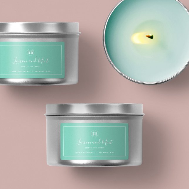 Add Logo White Border Editable Colour Product Labe Label (Creator Uploaded)