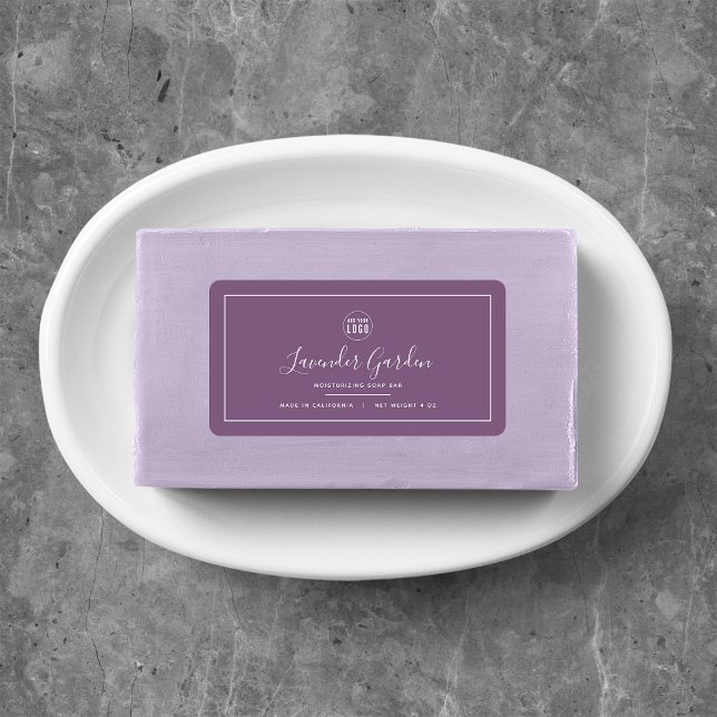 Add Logo White Border Editable Colour Product Labe Label (Creator Uploaded)