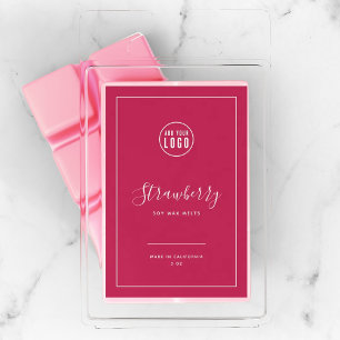 Add Logo White Border Editable Colour Product Labe Wine Label