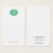 Add Logo White Earrings Display Card