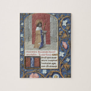 Add Ms 54782 f.40 St. David, from the Hastings Hou Jigsaw Puzzle