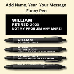 Add Name, Add Year, Add Your Message, Retired Black Ink Pen<br><div class="desc">Add the Name,   or other message you want on this pen - Change to your own details. See my store for lots more great Pens</div>