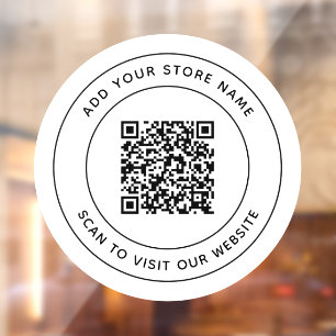 Add Name and Your Business Website QR Code
