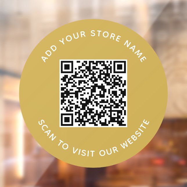 Add Name and Your Website QR Code Custom Colour (Sheet 2)