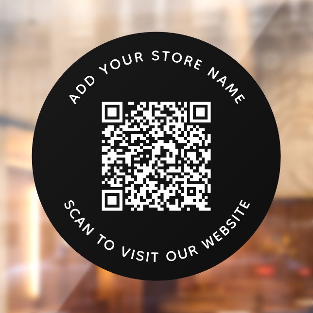 Add Name and Your Website QR Code Custom Colour (Sheet 2)