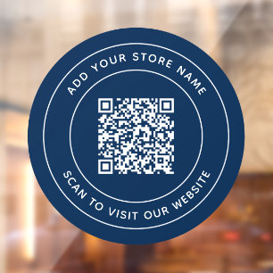 Add Name and Your Website QR Code Custom Colour