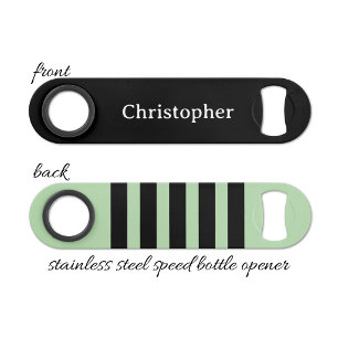 Add name black and green