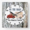 Add name Camping camper wall clock