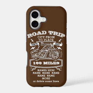Add Name Change ALL Text Road Trip 20XX Motorcycle